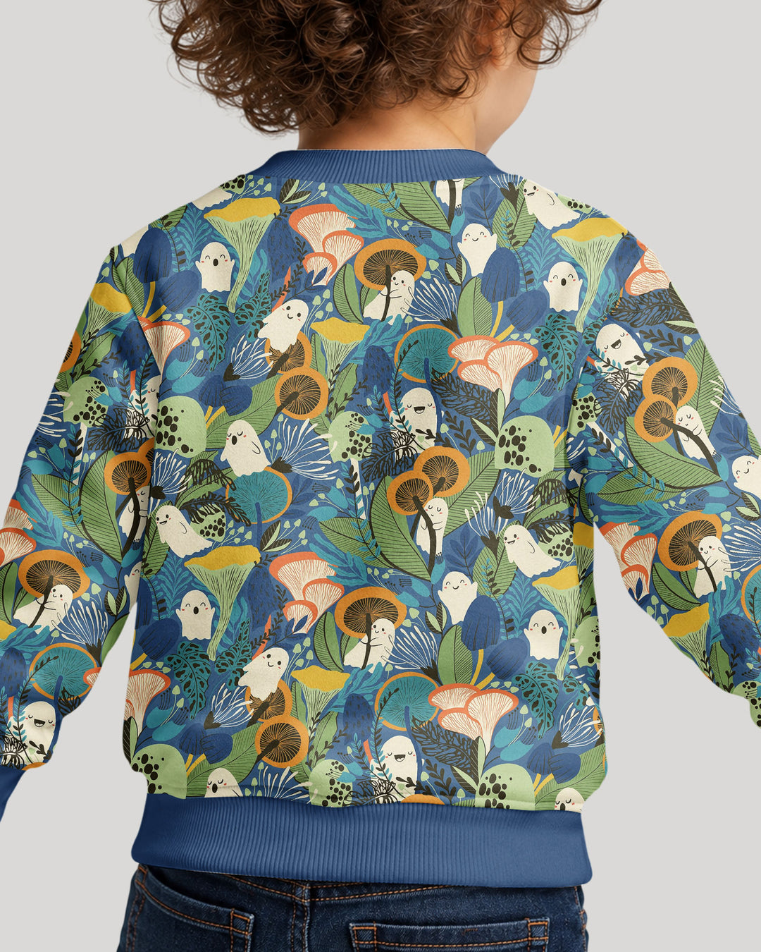 Ghost Forest Bamboo Crewneck Sweatshirt