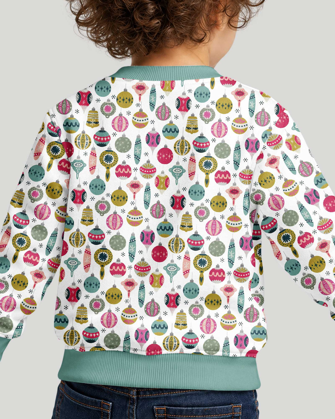 Tiny Christmas Ornaments Bamboo Crewneck Sweatshirt