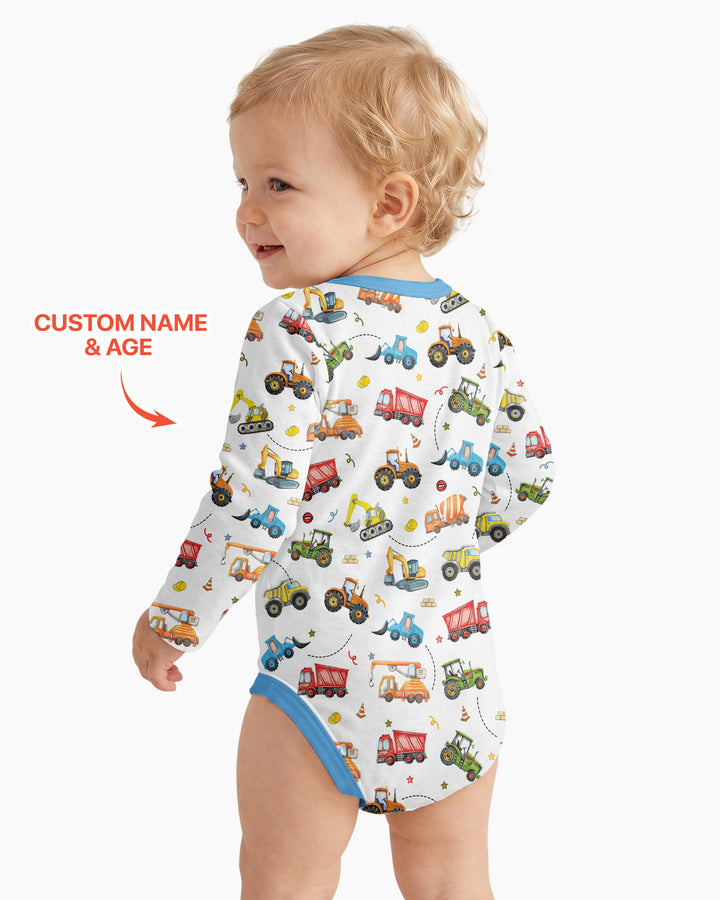 I'm Digging It Birthday - Personalized Name & Age Bamboo Bodysuit