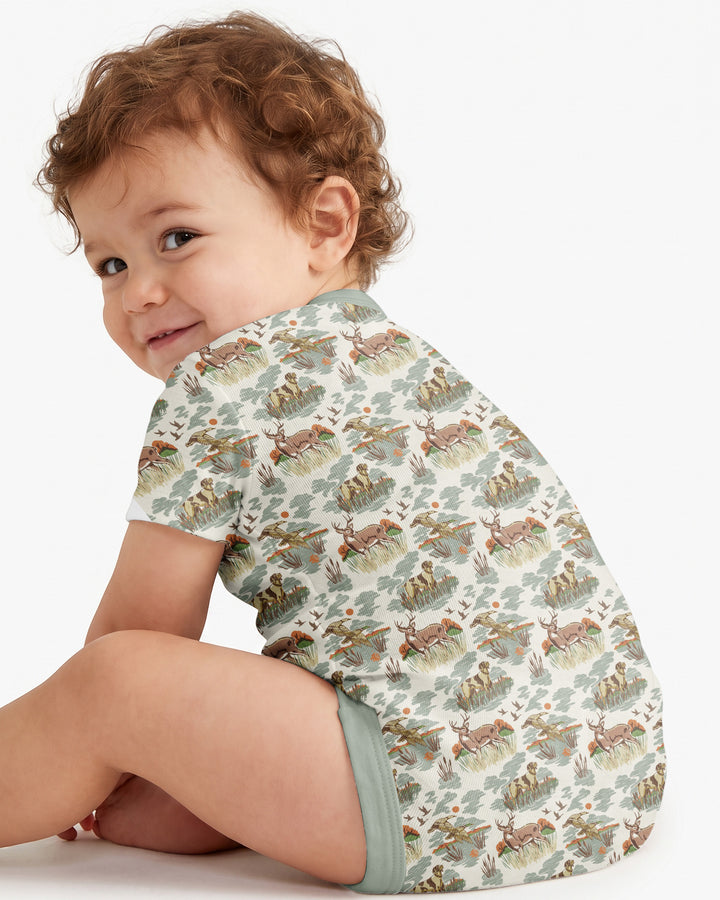 Gerippte Babykleidung mit individuellem Foto - Weich &amp; Skizzenhaft