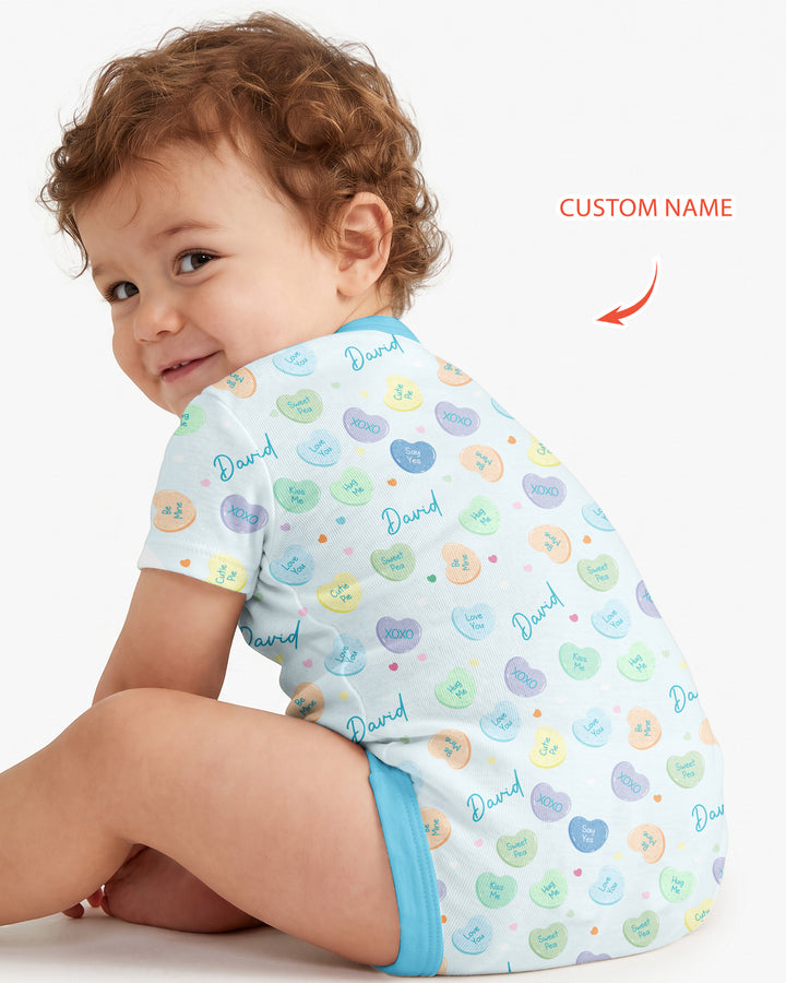 Gerippte Babykleidung mit individuellem Foto - Weich &amp; Skizzenhaft