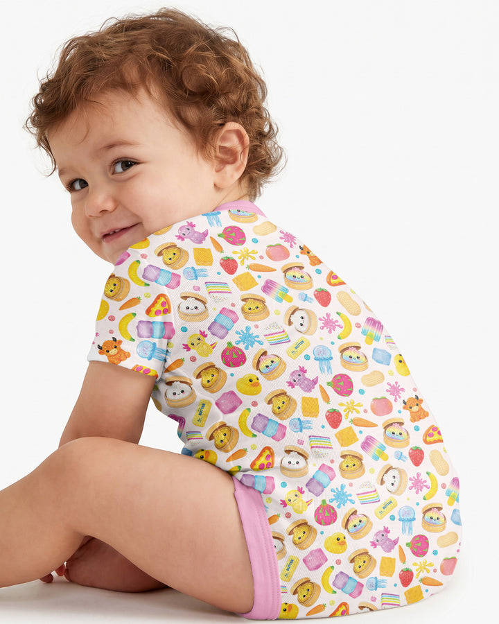 Gerippte Babykleidung mit individuellem Foto - Weich &amp; Skizzenhaft