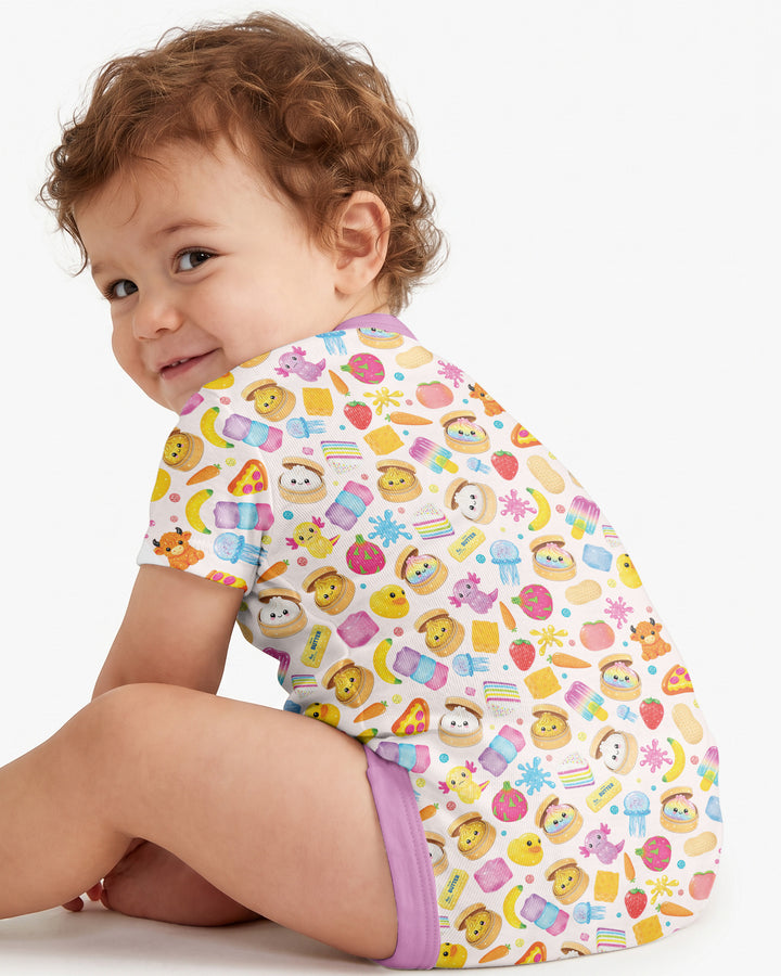 Gerippte Babykleidung mit individuellem Foto - Weich &amp; Skizzenhaft
