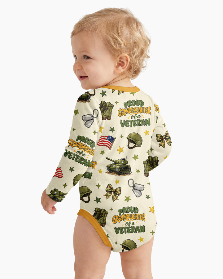 Proud Grandchild Of A Veteran Bamboo Bodysuit