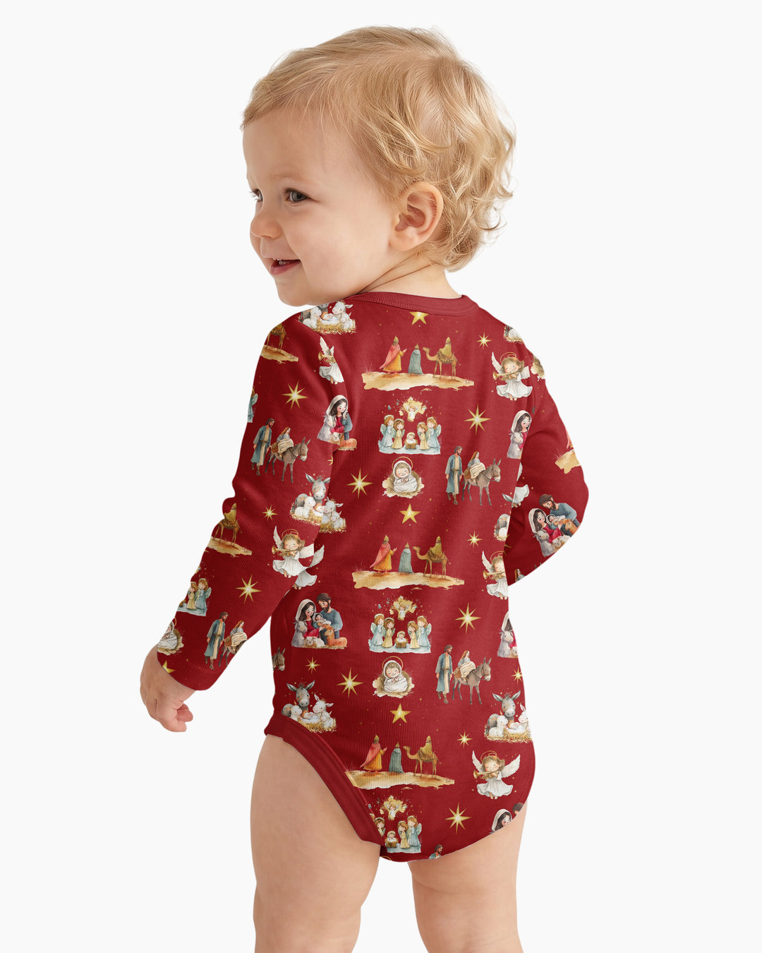 Nativity Joy To The World Bamboo Bodysuit