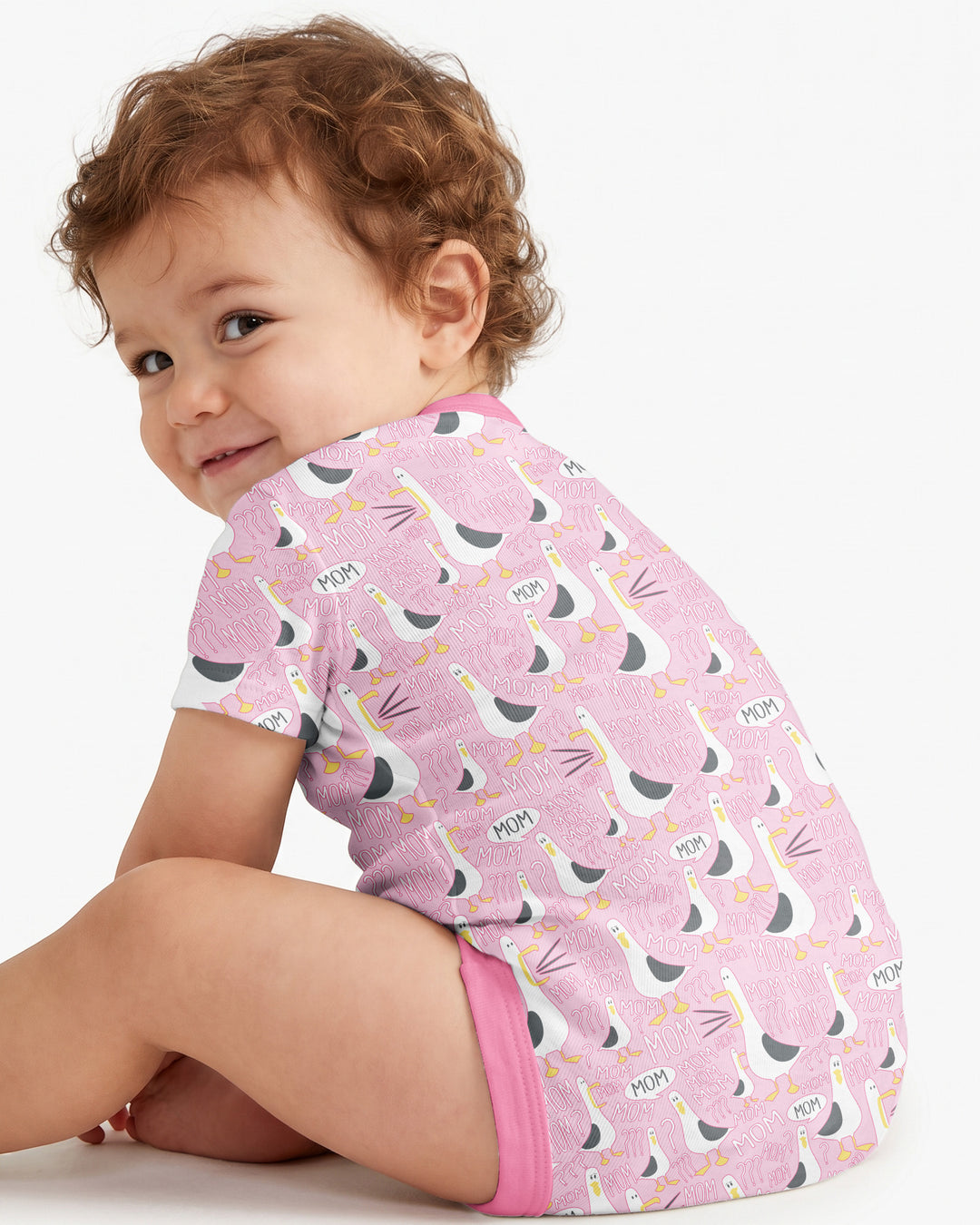 Gerippte Babykleidung mit individuellem Foto - Weich &amp; Skizzenhaft