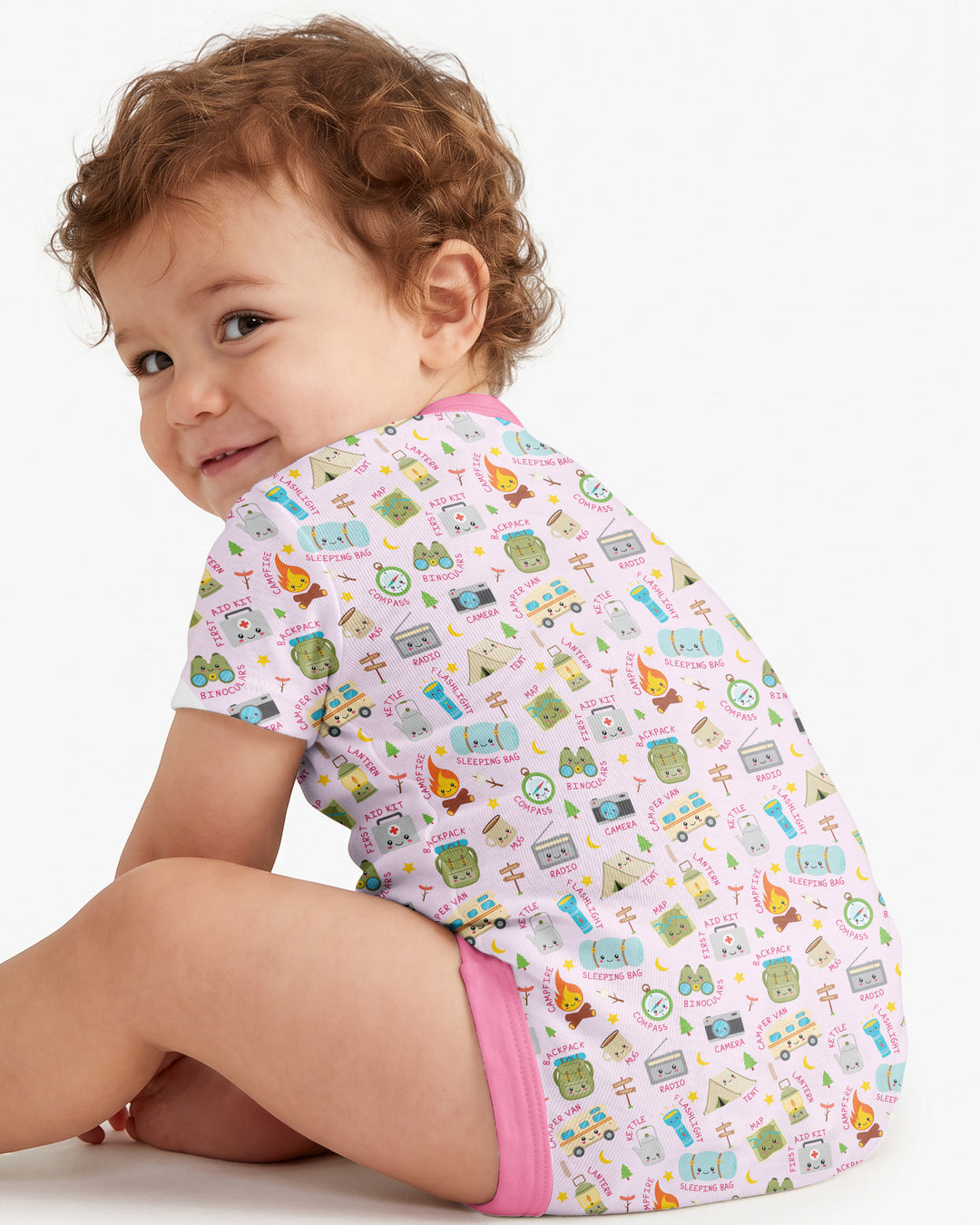 Gerippte Babykleidung mit individuellem Foto - Weich &amp; Skizzenhaft
