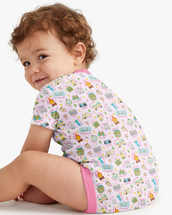 Gerippte Babykleidung mit individuellem Foto - Weich &amp; Skizzenhaft