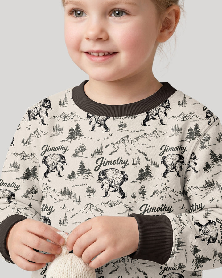 Sweatshirt mit Rundhalsausschnitt aus Bambusfaser