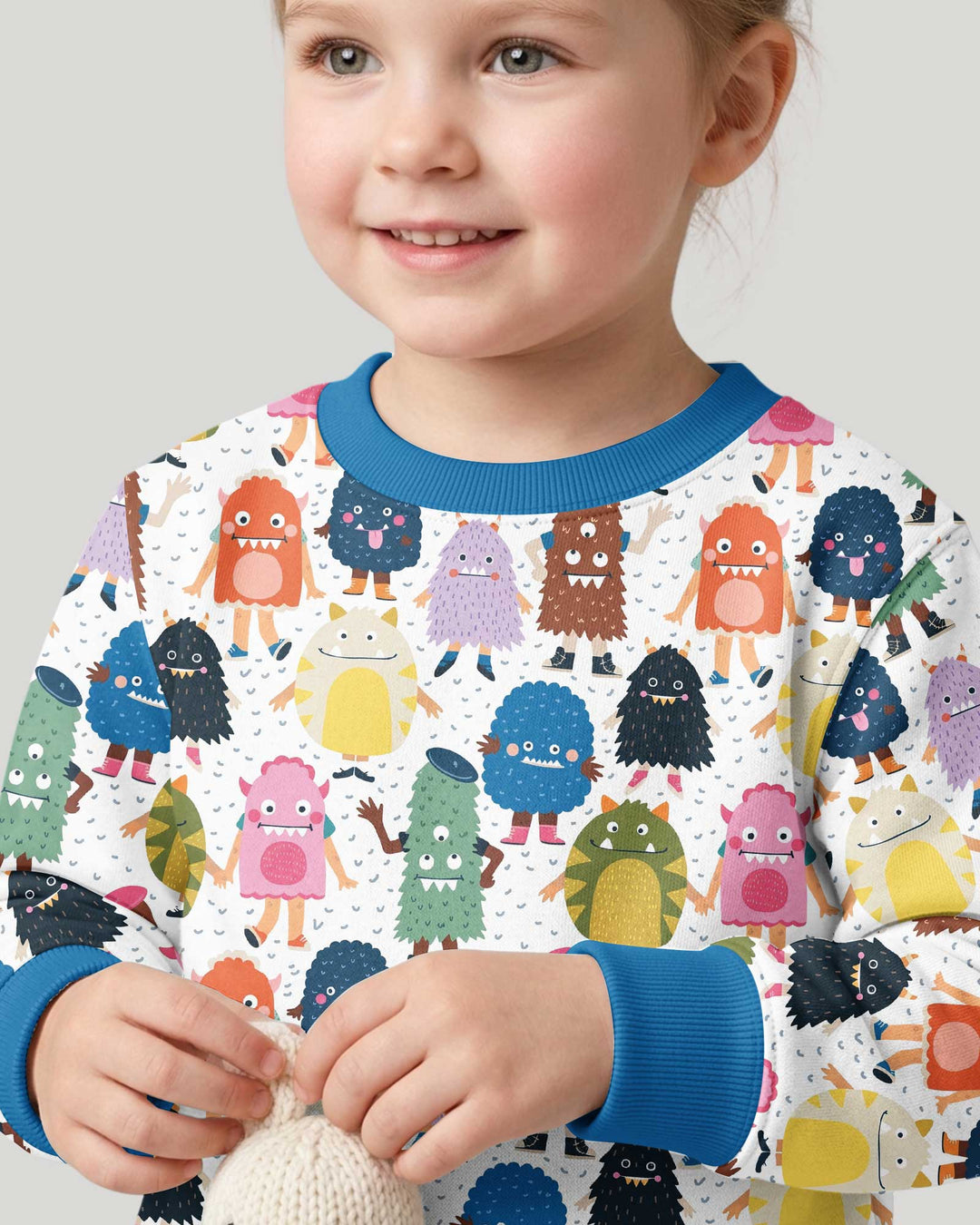 (Not So) Scary Monsters Bamboo Crewneck Sweatshirt