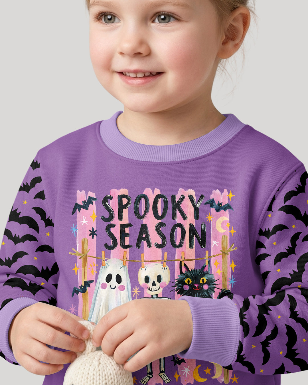 Sweatshirt mit Rundhalsausschnitt aus Bambusfaser