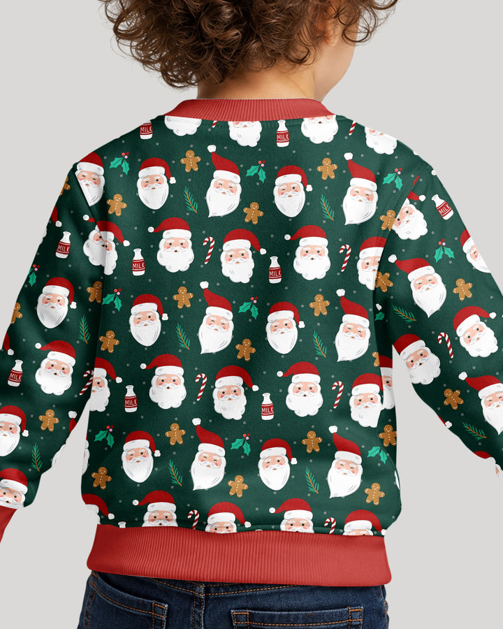 Christmas Sweet Santa Bamboo Crewneck Sweatshirt