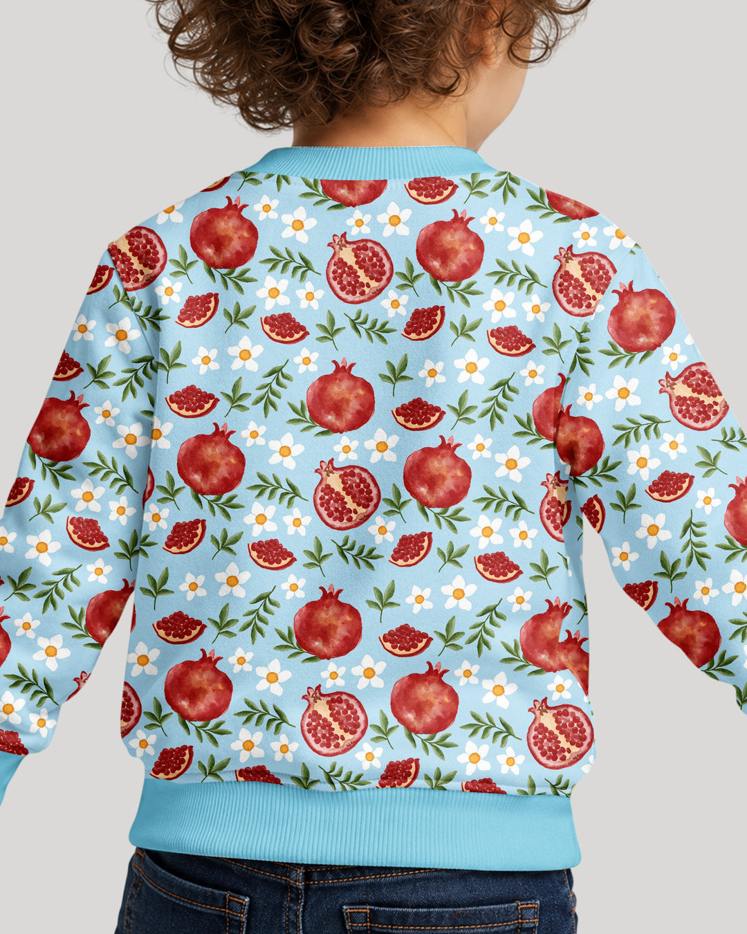 Sweatshirt mit Rundhalsausschnitt aus Bambusfaser