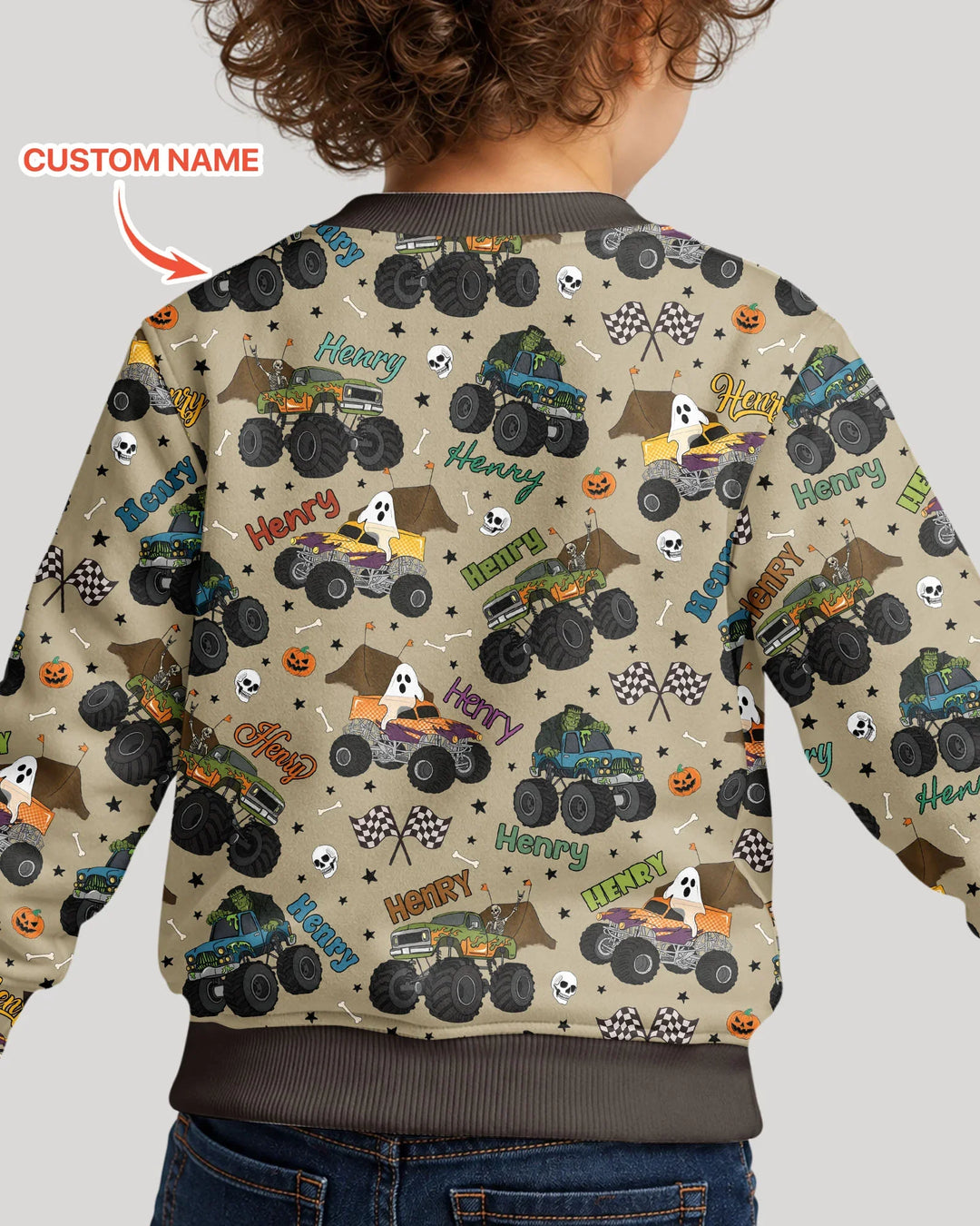 Maßgeschneiderter Bambus Rundhals-Sweatshirt