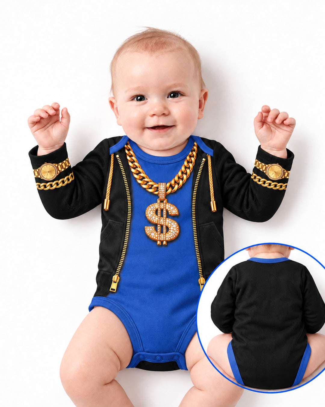 Little Chain King Bamboo Bodysuit