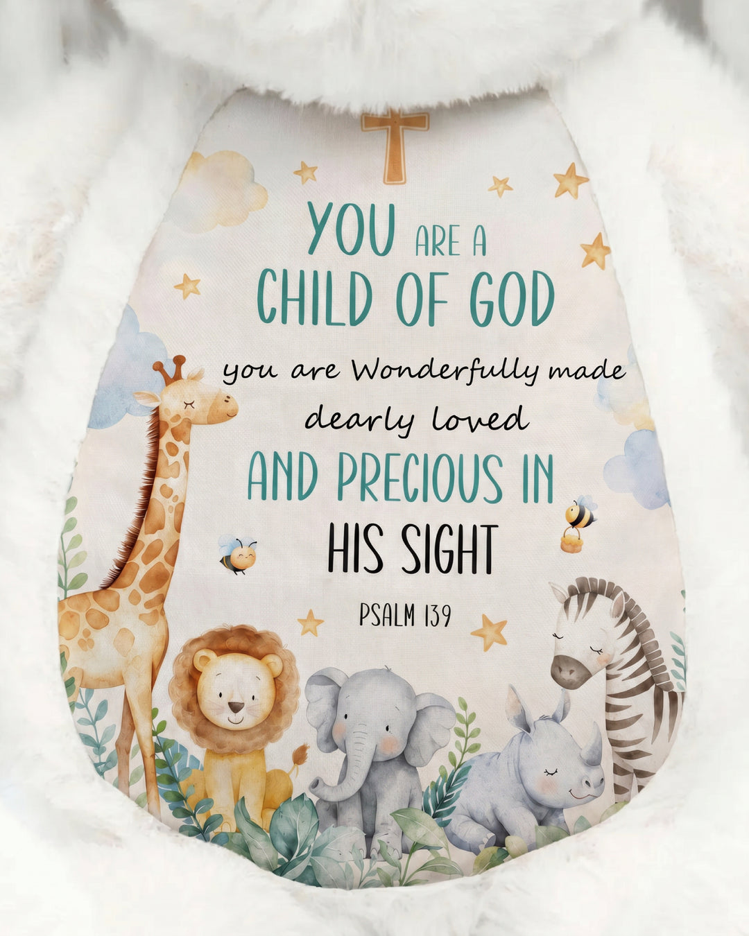 Noah's Ark You Are A Child Of God Soft Toy Bunny