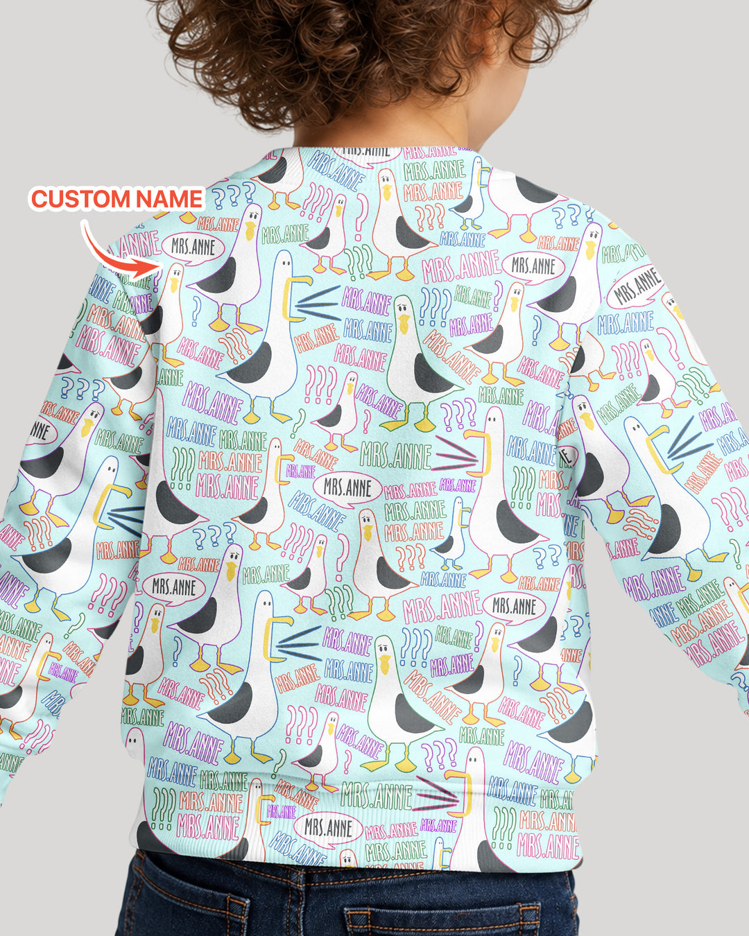 Custom Template Bambus-Rundhals-Sweatshirt