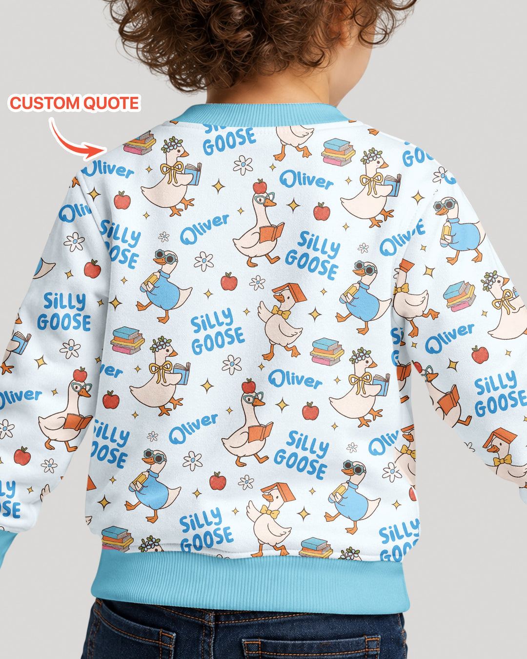 Custom Template Bambus-Rundhals-Sweatshirt