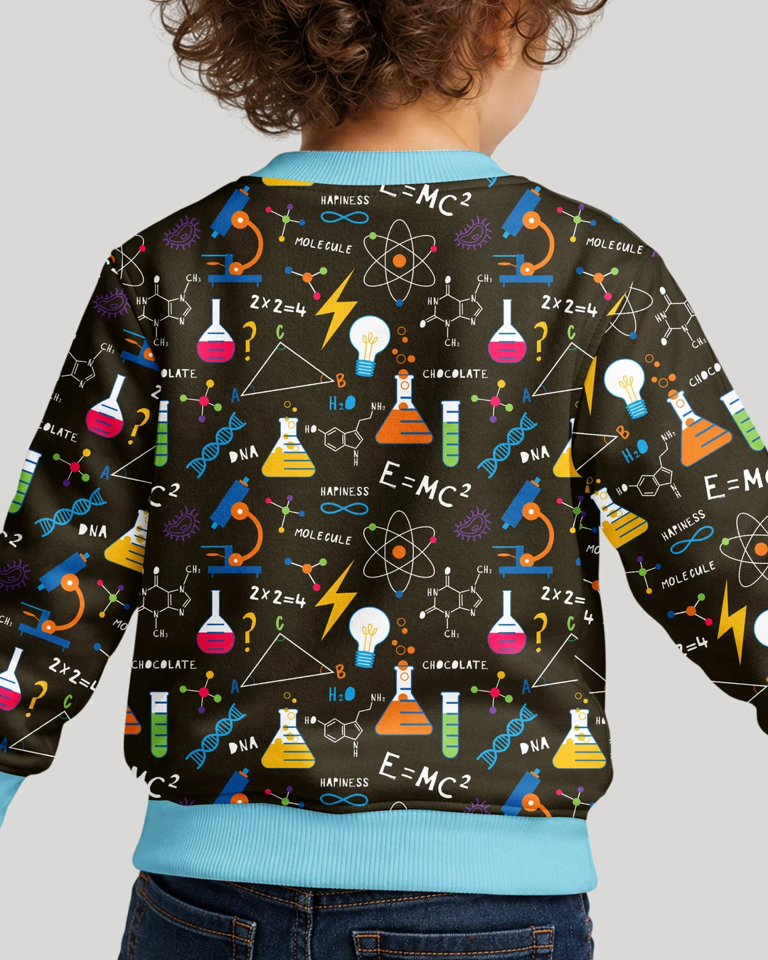 Baseball-Sweatshirt mit Rundhalsausschnitt aus Bambus und christlichem Motiv