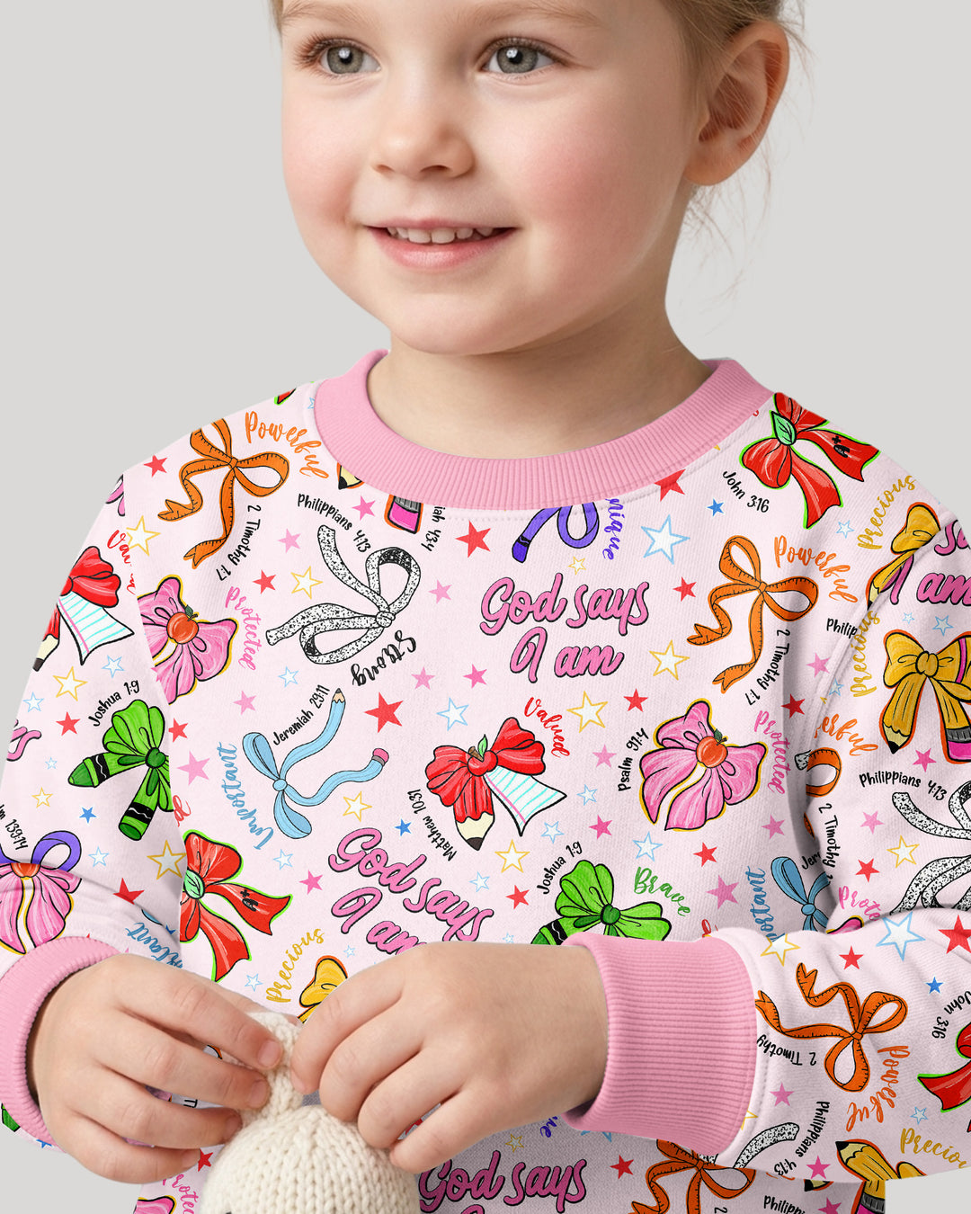 Sweatshirt mit Rundhalsausschnitt aus Bambusfaser