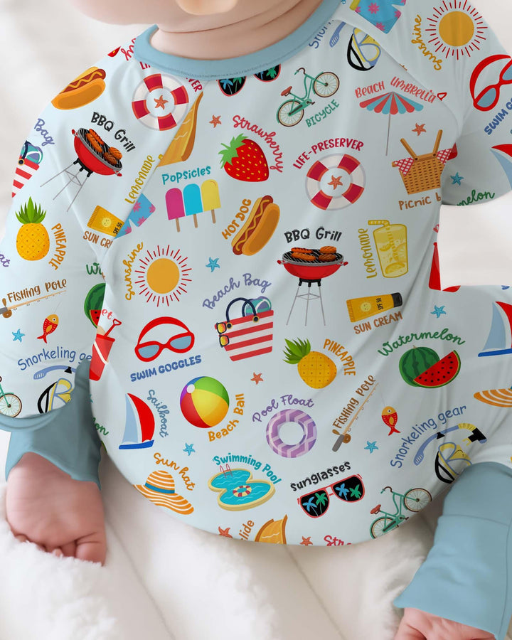Gerippte Babykleidung mit individuellem Foto - Weich &amp; Skizzenhaft