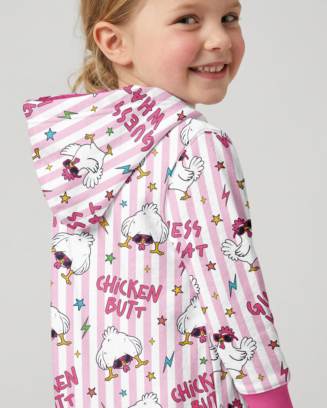 Guess What Chicken Butt! Bamboo Zip Hoodie