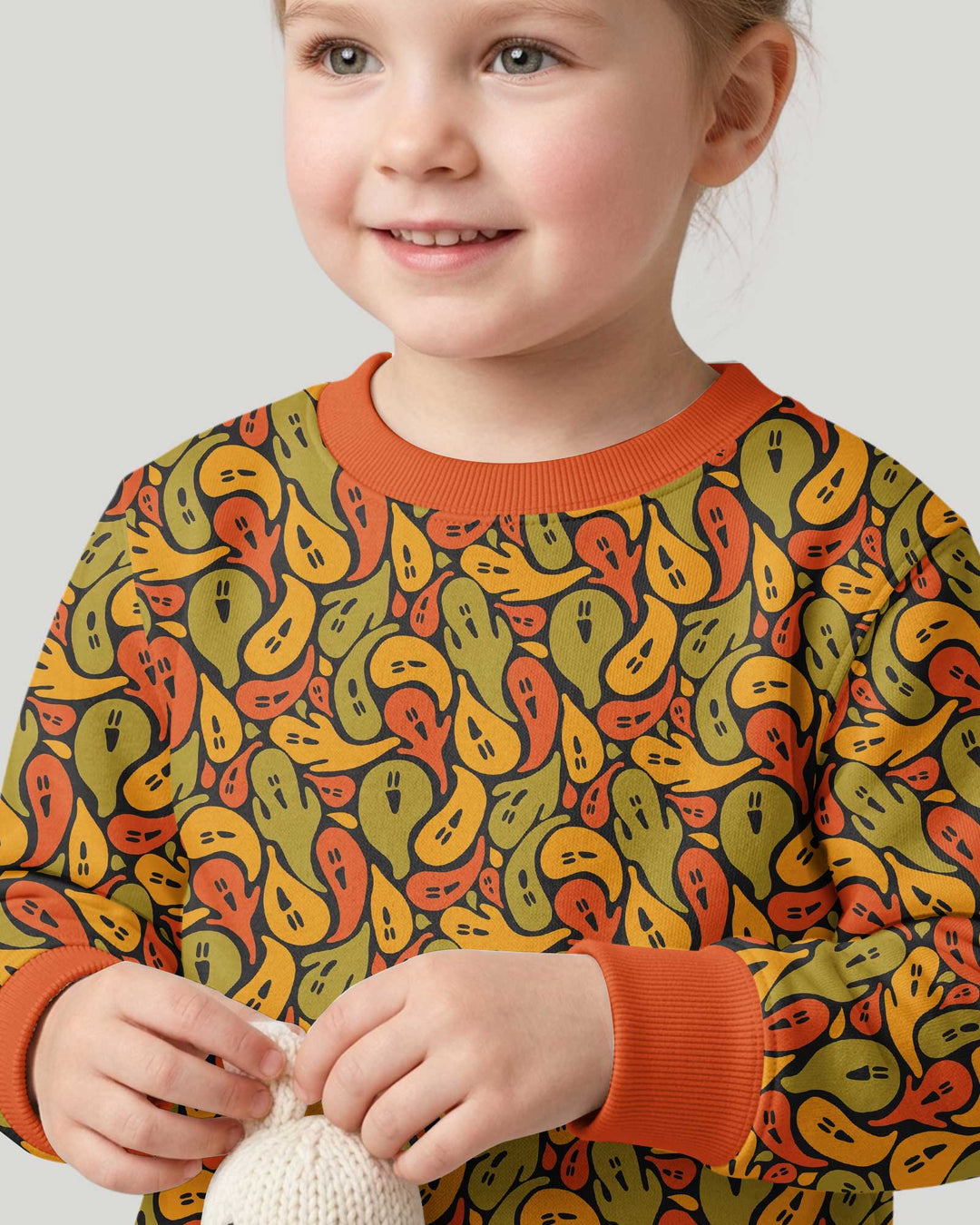 Retro Haunts & Happy Boos Bamboo Crewneck Sweatshirt