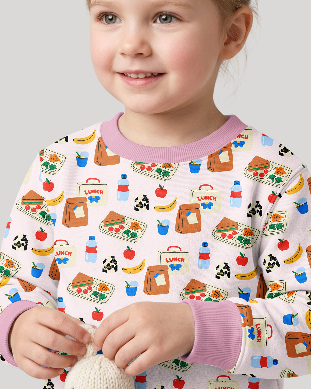 Template Damen-Rundhals-Sweatshirt aus Bambus