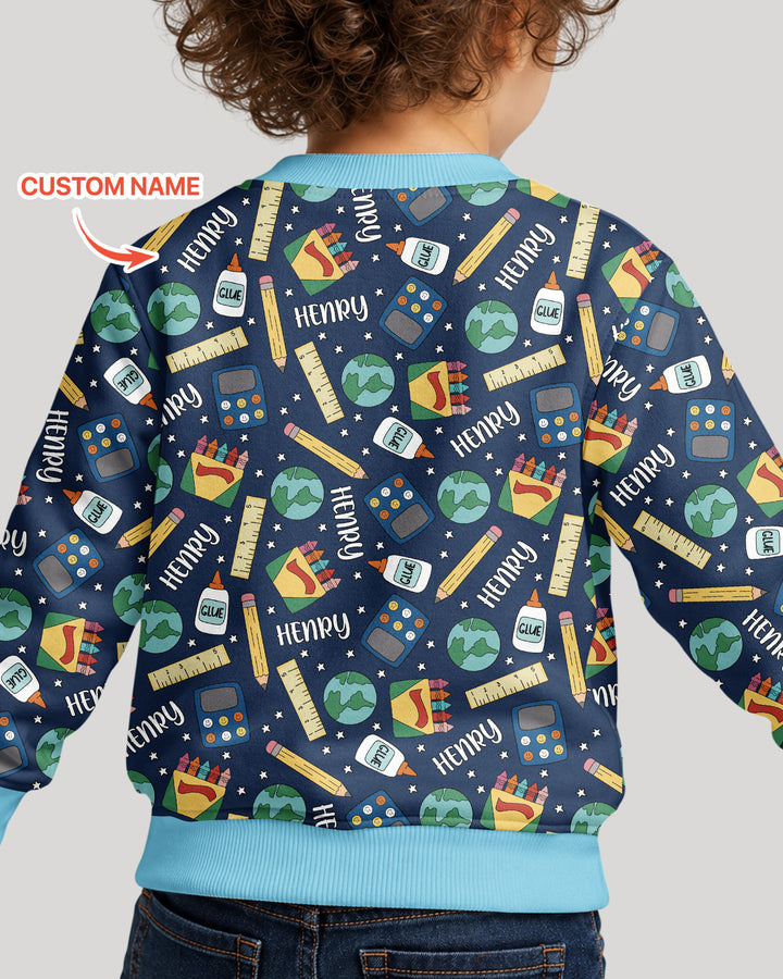 School Supply Bamboo Crewneck Sweatshirt