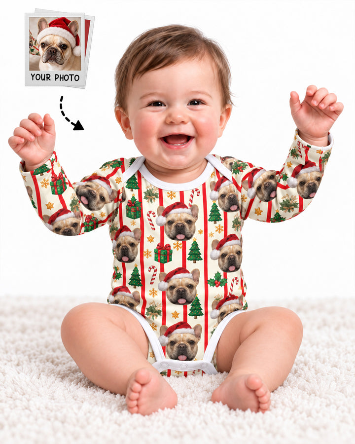 Santa Paws Cuddles Bamboo Bodysuit
