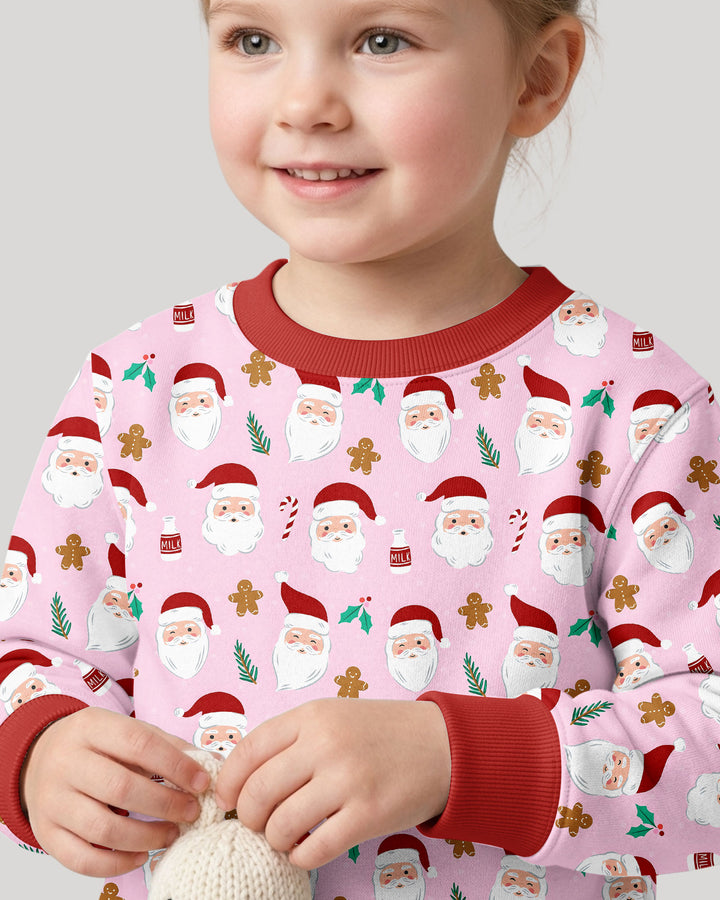 Christmas Sweet Santa Bamboo Crewneck Sweatshirt