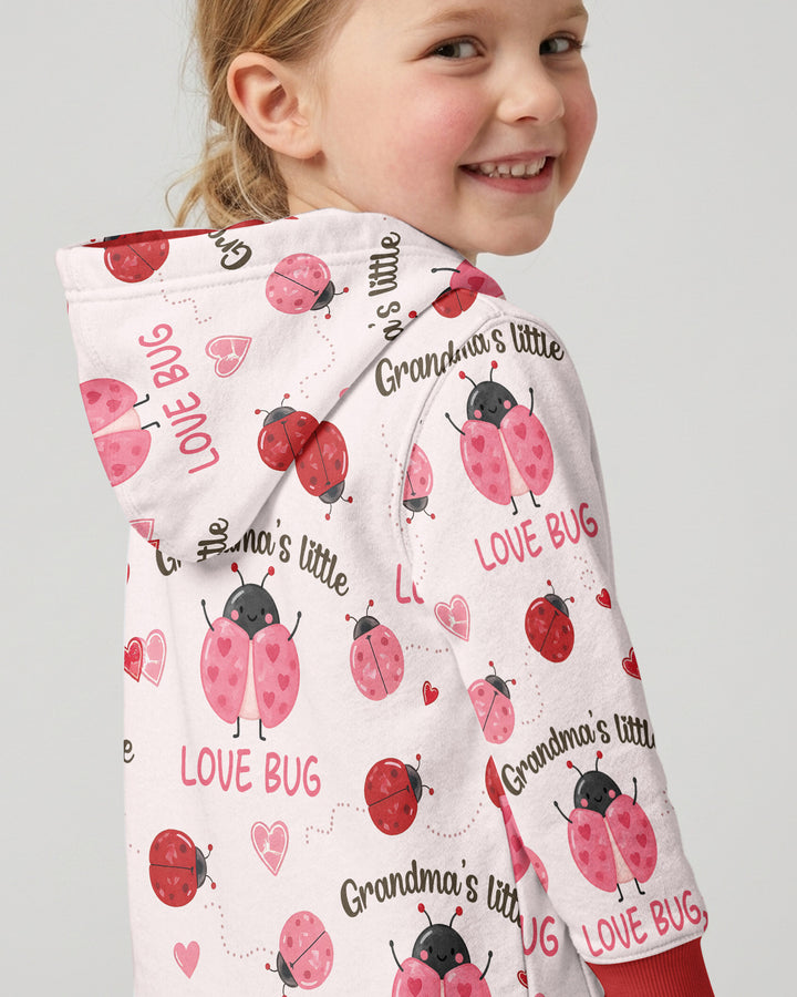 Grandma's Little Love Bug Bamboo Zip Hoodie