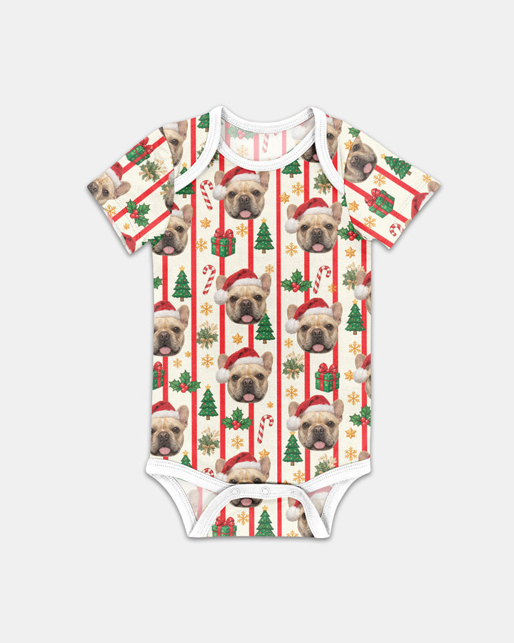 Santa Paws Cuddles Bamboo Bodysuit