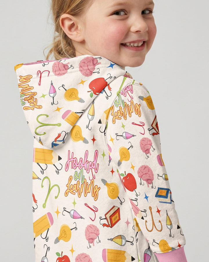 Hooked on Learning Bamboo Zip Hoodie