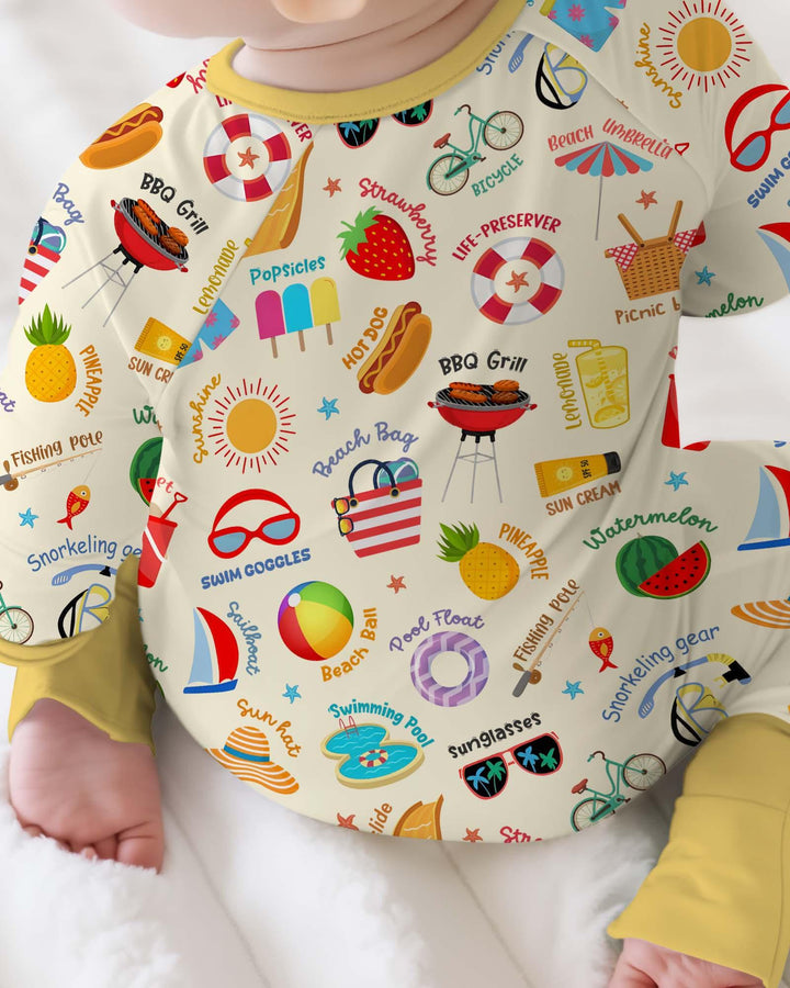Gerippte Babykleidung mit individuellem Foto - Weich &amp; Skizzenhaft