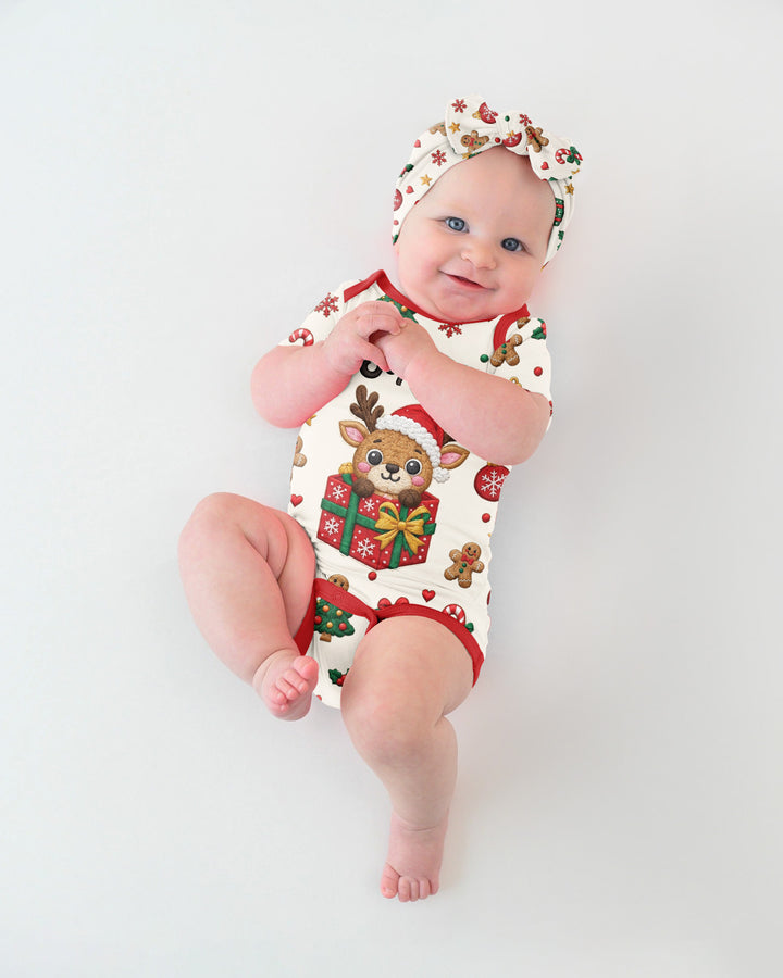 Little Reindeer Surprise Bamboo Bodysuit