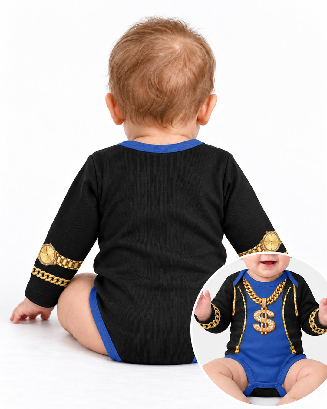 Little Chain King Bamboo Bodysuit