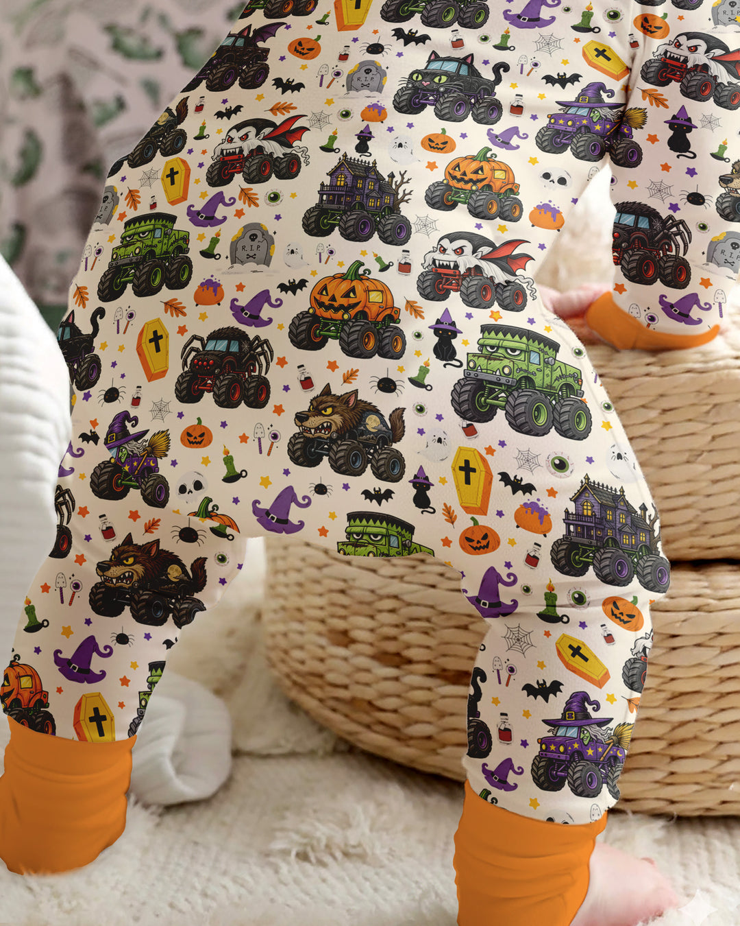 Spooky Monster Truck Bamboo Convertible Zippy