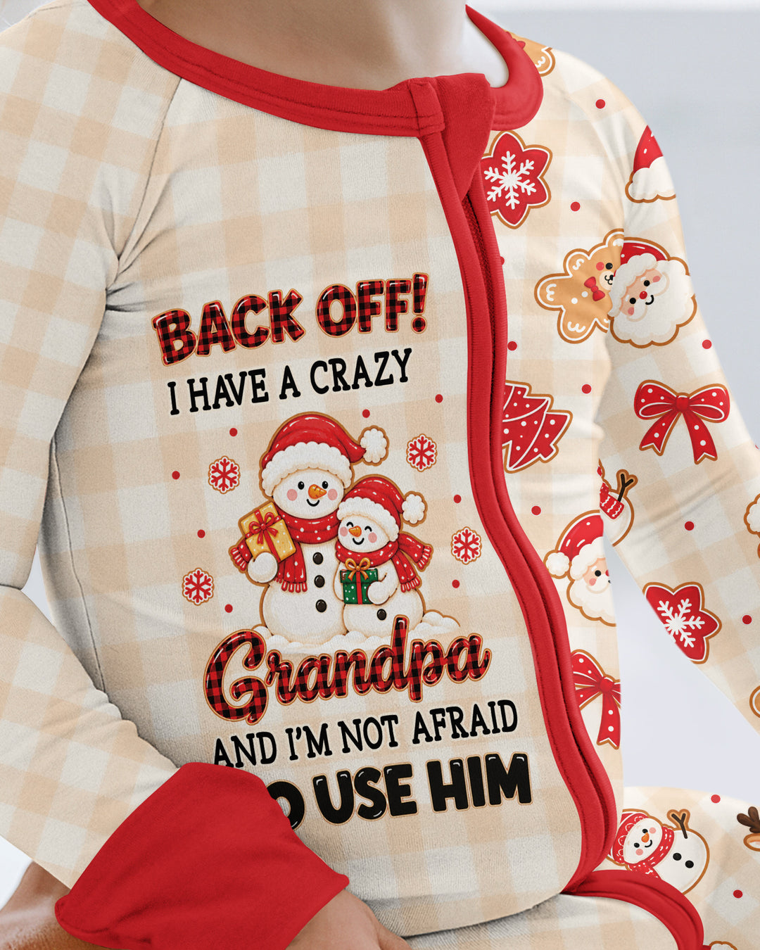Back Off I Have A Crazy Grandpa Bamboo Convertible Zippy
