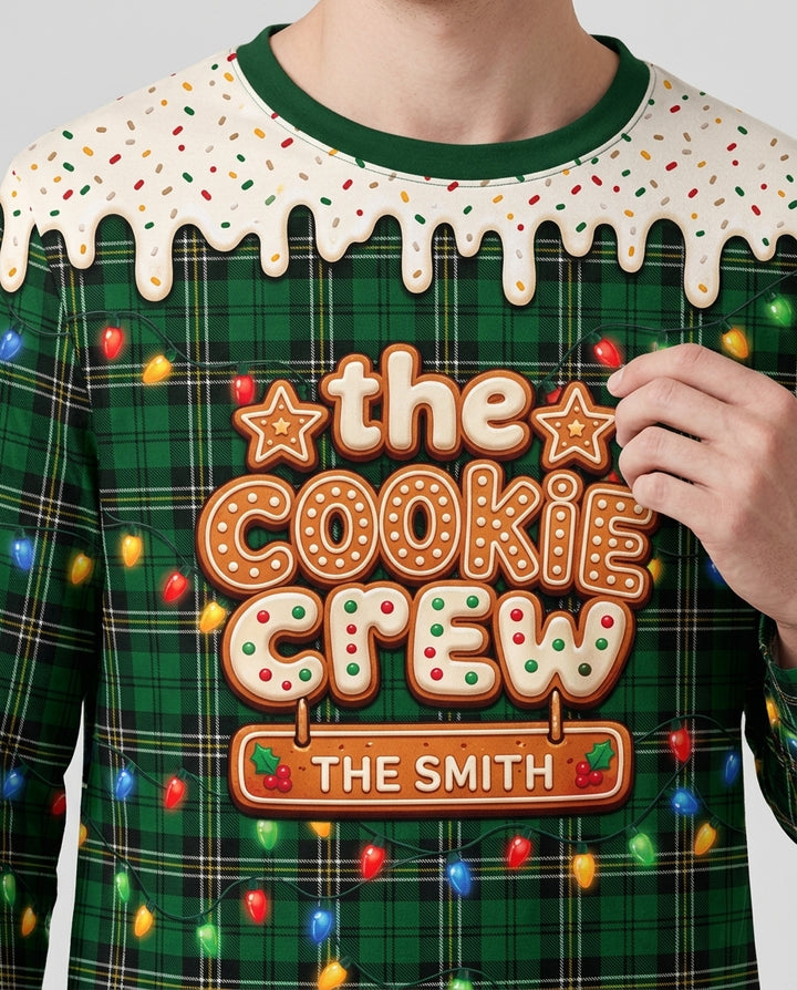 The Cookie Crew Custom Name Bamboo Men's Pajama Set