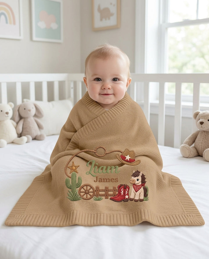 Cow Baby Cotton Blanket