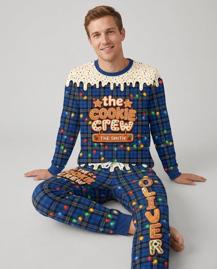 The Cookie Crew Custom Name Bamboo Men's Pajama Set