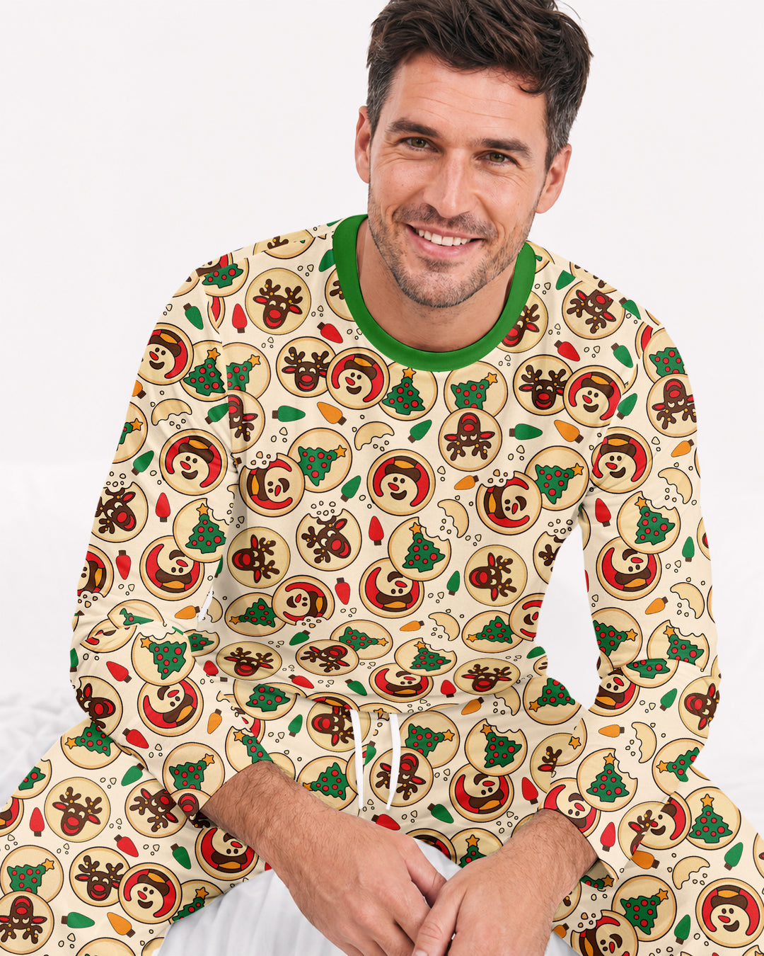 Christmas Sugar Cookie Bamboo Men's Pajama Set