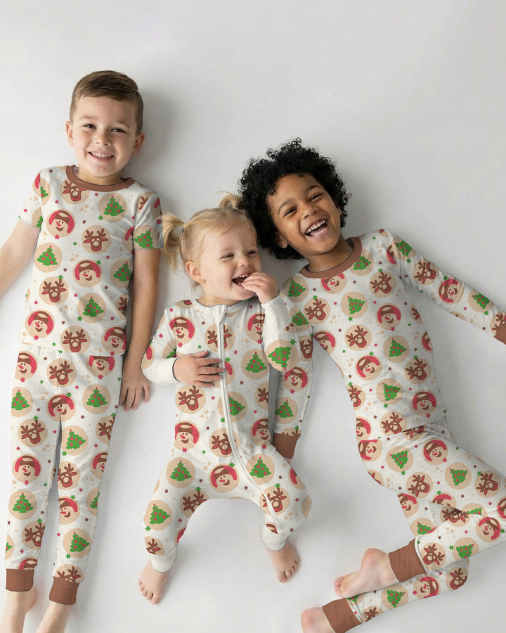 Holiday Cookie Party Family Matching Bamboo Convertible Zippy