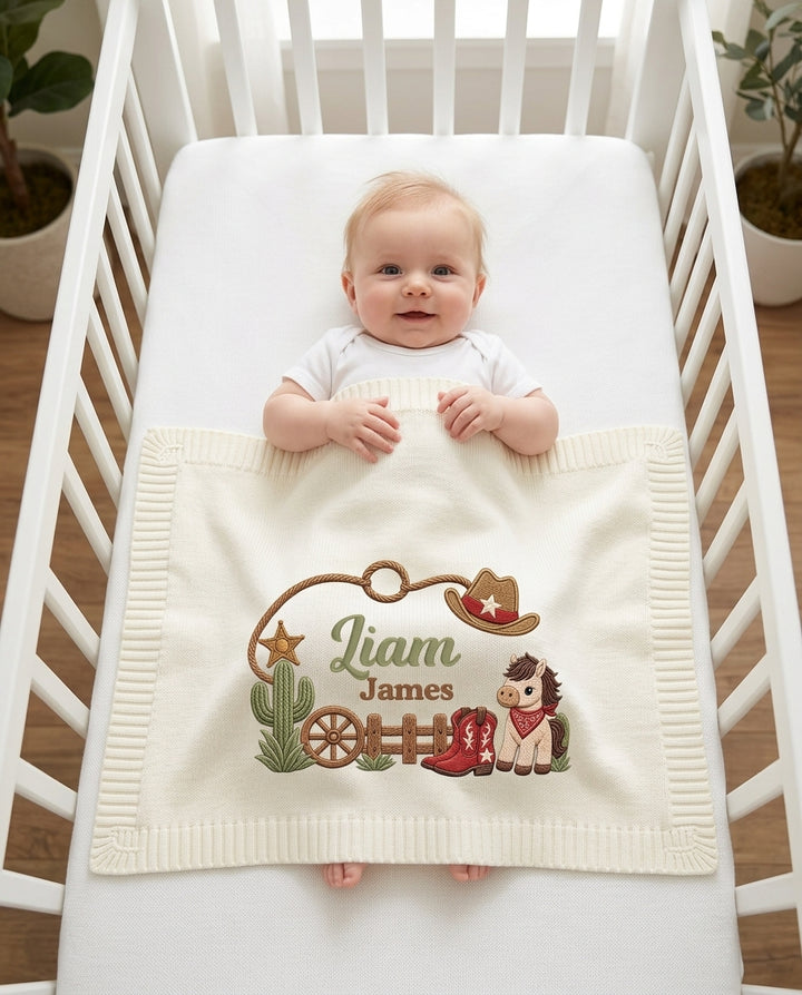 Cow Baby Cotton Blanket