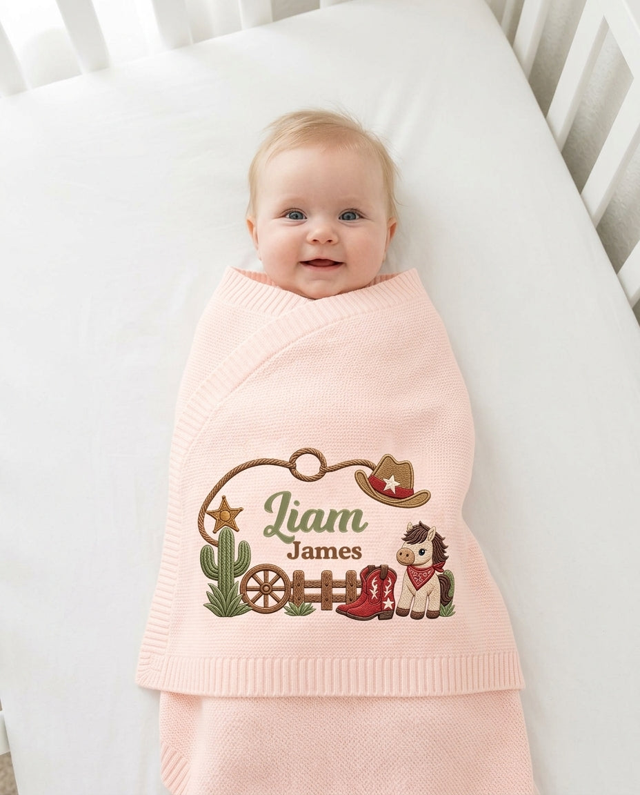 Cow Baby Cotton Blanket