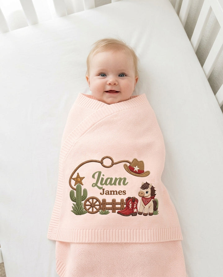 Cow Baby Cotton Blanket