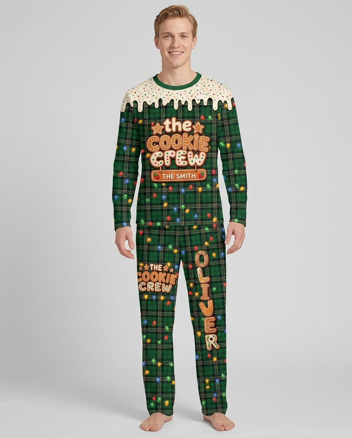 The Cookie Crew Custom Name Bamboo Men's Pajama Set