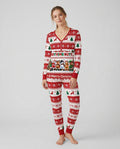 We Wish You Nothing Butt A Merry Christmas Bamboo Women Pajama Set