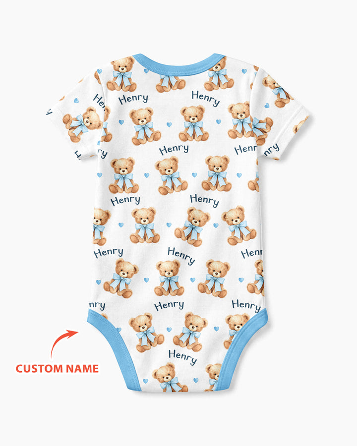 Grandma/... Loves Me Beary Much Personalized Bamboo Bodysuit